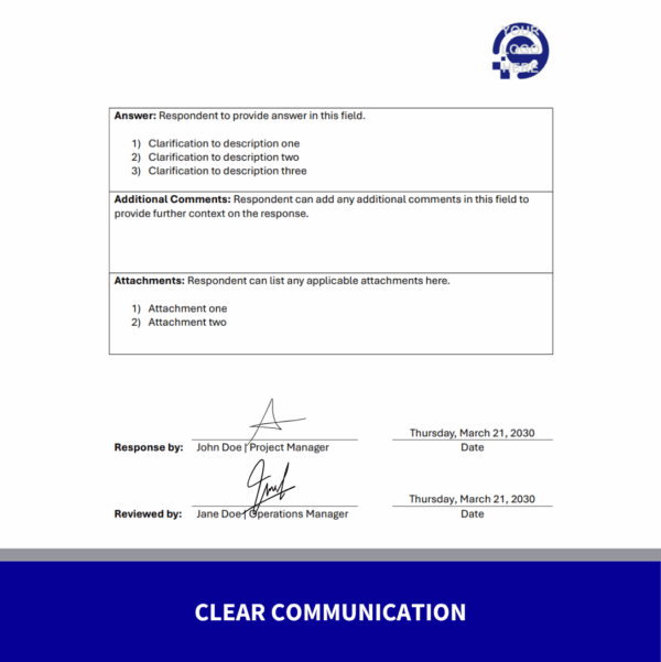 Request for Information (RFI) Template - Image 2